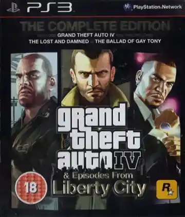 Grand Theft Auto IV (USA) (v1.08) (Disc) (Update) box cover front